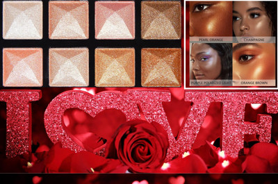 NADJA Long Lasting Face Highlighter Powder Shimmer Highlight Palette Highlighter(MULTICOLOR)