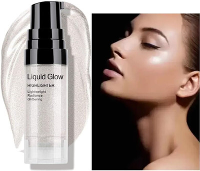 HUZURLU Liquid face highlighter | body  Highlighter(silver)