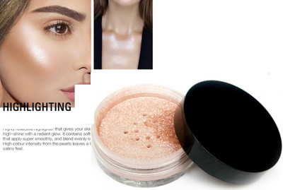Amaryllis High Quality Shimmer Finish Gold Highlighter Powder  Highlighter(Gold)