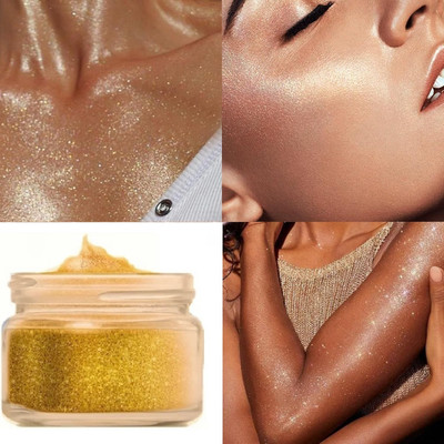 REIMICHI Gold Shimmer Loose Powder Highlighter For Face Makeup Highlighter(gold, silver)