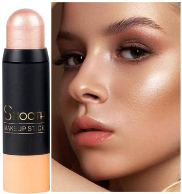 REIMICHI New Waterproof Shimmer Cream Highlighter Stick Highlighter(rose gold)