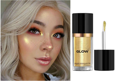 Latixmat face highlighter golden highlighter makeup highlighter Highlighter(GOLD)