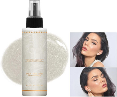 DARYUE Liquid Illuminator Silver Highlighter Smooth Shine Face And Body  Highlighter(Silver)