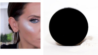 SILDUST SHIMMER WHITE LOOSE POWDER HIGHLIGHTER FOR USE MEN AND WOMEN Highlighter(MULTICOLOR)
