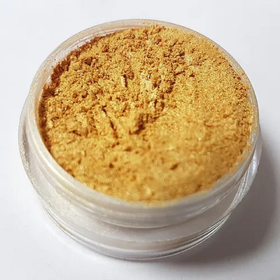 EVERERIN Golden Color Shimmer Highlighter Powder Waterproof Makeup Highlighter With Brush Highlighter(GOLDEN)