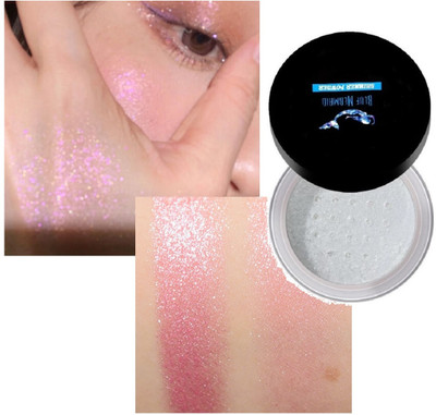 BLUEMERMAID BEST POWDER HIGHLIGHTER WITH COLOR CHANGING FORMULA Highlighter(PINK)
