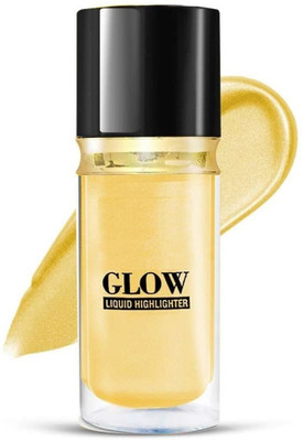 nn WATER PROOF LIQUID HIGHLIGHTER LONG LASTING EASY TO USE PRFFECT SHINE LOOK Highlighter(Golden)