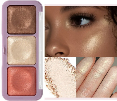 AEPRUY Face Makeup Palette Shimmer Highlighter Powder for Face  Highlighter(Multicolor)