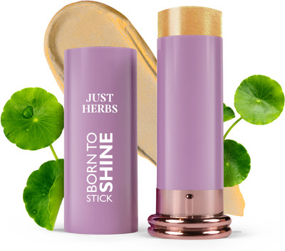 Just Herbs Born To Shine Golden Glow Portable Single Stroke  Highlighter(Golden Glow)