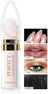 GABBU Korean Face & Body Shimmer Highlighter Stick  Highlighter(Silver)