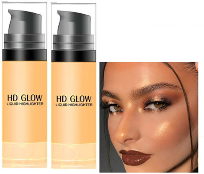 Jiwoo Shimmer Long lasting Ultra Smooth Silver Liquid Highlighter 2 Highlighter(gold)