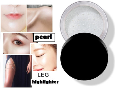 EVERERIN Best Face & Body Shimmer Highlighter Powder Pigments Highlighter(white)