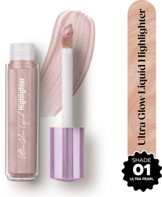 Hilary Rhoda Ultra Glow Liquid Highlighter | Illuminating & Glitter Highlighter | Dewy Finish Highlighter(Ultra Pearl)