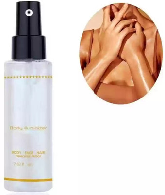 Jiwoo Shimmer Glowing Makeup Liquid Highlighter For all skin type  Highlighter(silver)