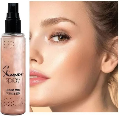 EVERERIN Copper Shimmering Spray Body Moisturizing and Glow For Face & Body Spray Highlighter(Copper)