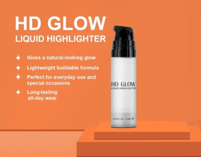 GABBU Liquid Illuminator Silver Highlighter Ultra Smooth Shine Waterproof  Highlighter(shimmer silver)