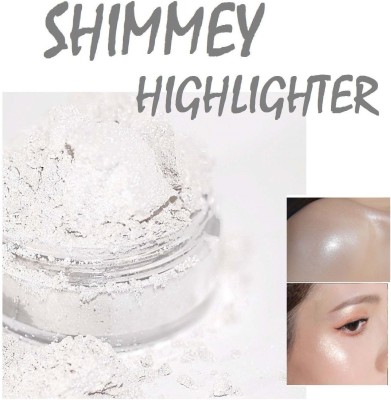 THTC Glow Highlighter Pigment Powder Highlighter(Silver)