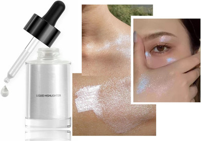 REIMICHI WHITE SHIMMER COLOR CHANGE HIGHLIGHTER MAKEUP  Highlighter(silver)