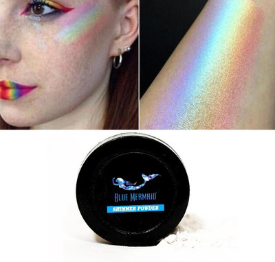 BLUEMERMAID BEST BLUE COLOR CHANGING HIGHLIGHTER POWDER Highlighter(BLUE)