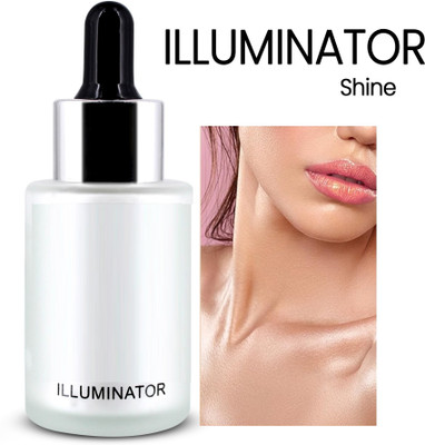 Vyomiris Liquid Highlighter Lightweight & Buildable | Luminous Glow | Easy to Use Highlighter(white)