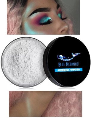 BLUEMERMAID NEW GREEN COLOR CHANGING HIGHLIGHTER POWDER Highlighter(GREEN)