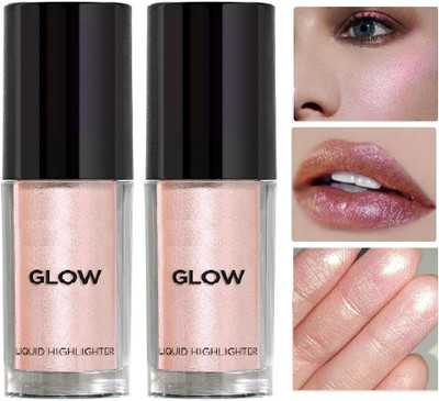Emijun Liquid Highlighter White Highlighter pink Highlighter(baby pink)
