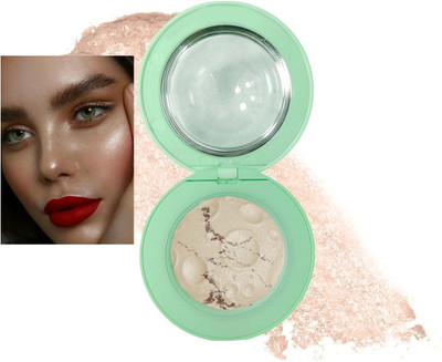 MYEONG Baked Formula Long Lasting Highly Pigmented Powder Highlighter(Bright Wheat)