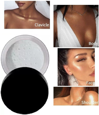 Amaryllis Diamond Silver Loose Highlighter Dust Pigment Powder Highlighter(Shine Silver)