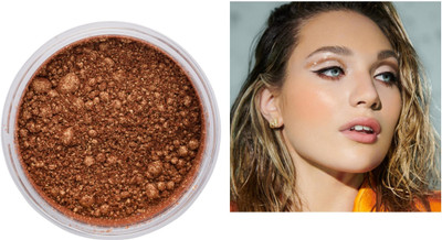 THTC Illumination Face Radiant Glow Glitter Copper Highlighter Powder Set(COPPER)