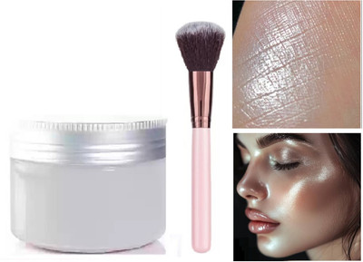 Jiwoo Ultra Shimmer Smooth Silver Highlighter For Women Highlighter// Highlighter(SLIVER)
