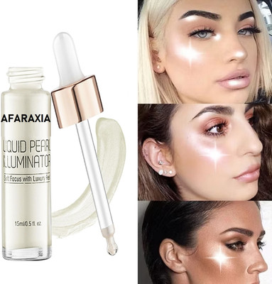 AFARAXIA Highlighter- Pearl Illuminator with Dewy finish Highlighter(PEARL GOLD)