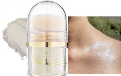 REIMICHI Body & Face Shimmer Highlighter Powder Pigments | For Eyes & Face Makeup Highlighter(WHITE)