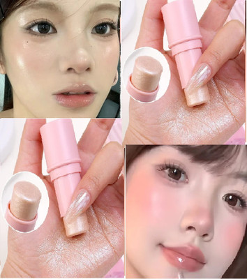 tanvi27 Highlighter Stick with Soft Touch Long Lasting Natural Matte Finish, Highlighter(light gold)