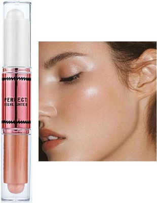 Arcanuy Face Brighten Makeup Cream Shimmer white Highlighter Stick Highlighter(white and copper)