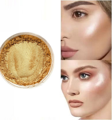 EVERERIN Glowing Shimmer Shimmery Shiny Gold Highlight Highlighter(GOLD)