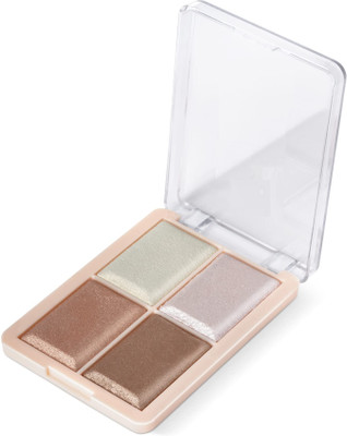 BLUEMERMAID NEW GLAMOURS 4 IN 1 MULTI-COLOR HIGHLIGHTER PELLET FOR WOMEN Highlighter(TRANSPARENT)