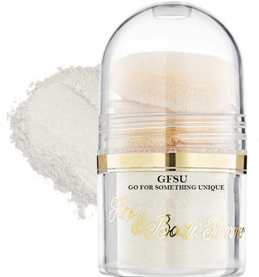 GFSU - GO FOR SOMETHING UNIQUE Shimmer Highlighter for Face Makeup - Illuminating Powder Highlighter(Silver)