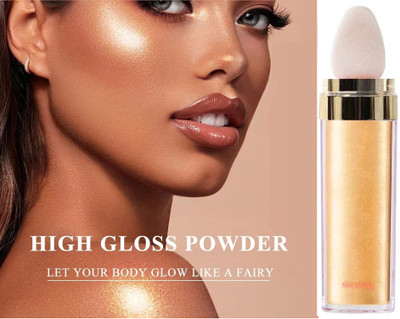 THTC Shimmer Highlighter Powder Stick Highlighter(Golden)
