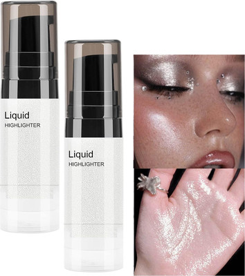 ADJD Liquid Illuminator Silver Highlighter Ultra Smooth Shine Waterproof(SILVER)