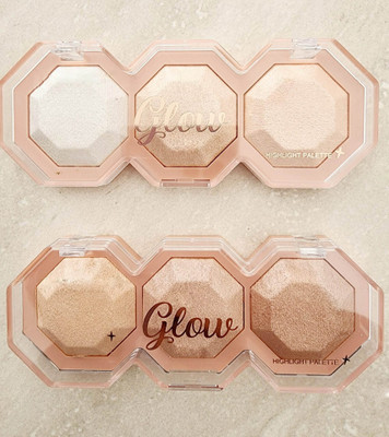 Latixmat Light Weight illuminating Glow Highlighter Easy-to-blend Formula Highlighter(Multicolor)