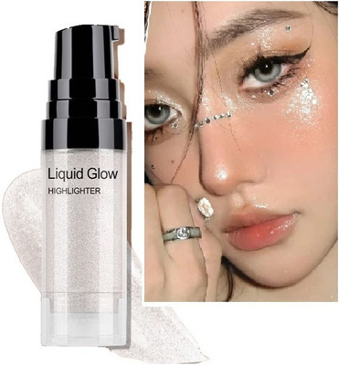 tanvi27 Best Pearl Liquid Highlighter Make Up Face Body Illuminator Highlighter(Pearl White)