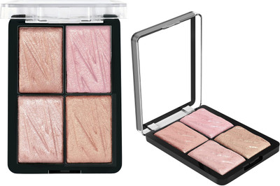 GABBU Glow Baked Highlighter Palette Buildable - long-lasting shimmer  Highlighter(muliti colour)