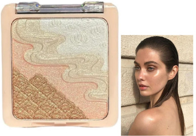Emijun 4 in 1 Highlighter Palette Long Lasting Face illuminator Makeup Highlighter(MULTI COLOR)