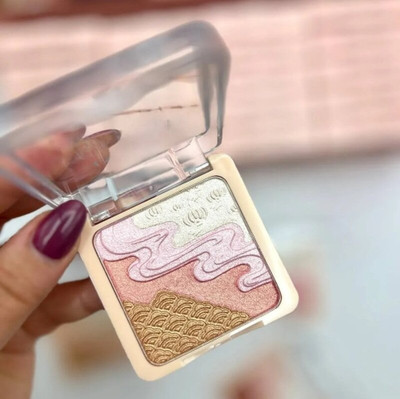 HUZURLU Smooth Blendable Professional Face Makeup Use  Highlighter(MULTICOLOR)