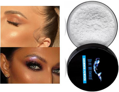 BLUEMERMAID SHINY SHIMMERY HIGHLIGHTER POWDER GOLDEN COLOR Highlighter(GOLDEN)