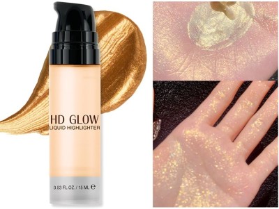 manasona Golden Shine Ultra-Smooth Radiant Illuminator For Face Highlighter(GOLDEN)