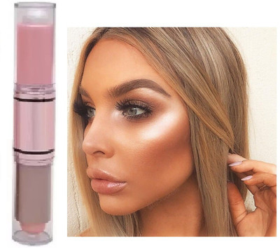 Yuency BEST CRREAMY HIGHLIGHTER STICK FOR SPARKLING EFFECT Highlighter(MULTI COLOR)
