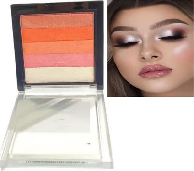 Luipui BEST HIGHLIGHTER BRICK PALETTE MAKEUP Highlighter(MULTICOLOR)