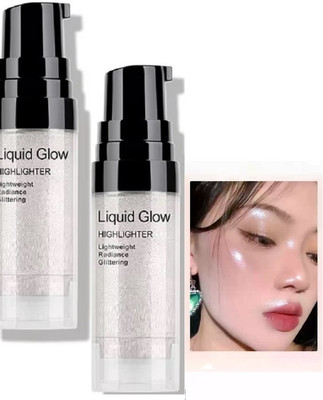 HUZURLU STUNNING LOOK COLOR CHANGING SHINY SILVER HIGHLIGHTER Highlighter(SILVER)