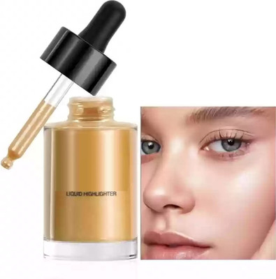 GFSU - GO FOR SOMETHING UNIQUE Best liquid highlighter for women makeup  Highlighter(GOLD SHIMMER)